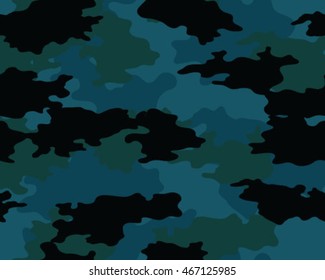Fashionable camouflage pattern, vector illustration.Millatry print .Seamless vector wallpaper
