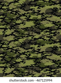 Fashionable camouflage pattern, vector illustration.Millatry print .Seamless vector wallpaper