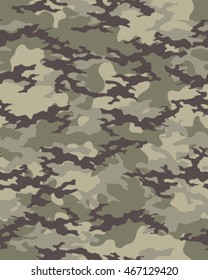 Fashionable camouflage pattern, vector illustration.Millatry print .Seamless vector wallpaper