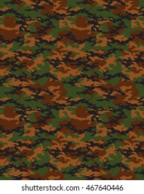 Fashionable camouflage pattern, vector illustration.Millatry print .Seamless vector wallpaper