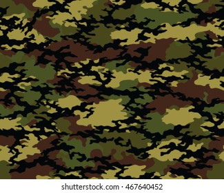 Fashionable camouflage pattern, vector illustration.Millatry print .Seamless vector wallpaper