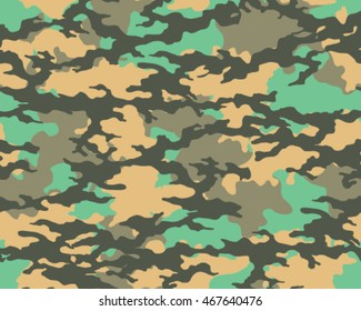 Fashionable camouflage pattern, vector illustration.Millatry print .Seamless vector wallpaper

