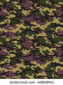 Fashionable camouflage pattern, vector illustration.Millatry print .Seamless vector wallpaper