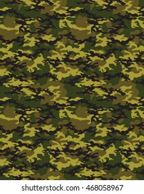Fashionable camouflage pattern, vector illustration.Millatry print .Seamless vector wallpaper