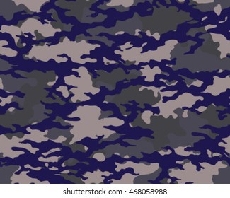 Fashionable camouflage pattern, vector illustration.Millatry print .Seamless vector wallpaper

