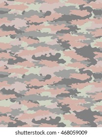 Fashionable camouflage pattern, vector illustration.Millatry print .Seamless vector wallpaper