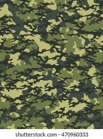 Fashionable camouflage pattern, vector illustration.Millatry print

