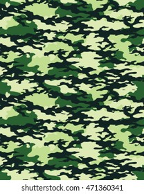 Fashionable camouflage pattern, vector illustration.Millatry print .Seamless vector wallpaper
