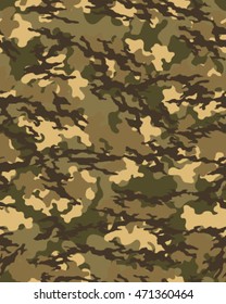 Fashionable camouflage pattern, vector illustration.Millatry print .Seamless vector wallpaper