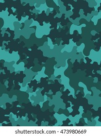 Fashionable camouflage pattern, vector illustration.Millatry print .Seamless vector wallpaper