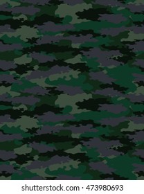 Fashionable camouflage pattern, vector illustration.Millatry print .Seamless vector wallpaper