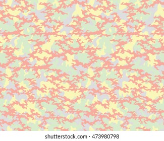 Fashionable camouflage pattern, vector illustration.Millatry print .Seamless vector wallpaper