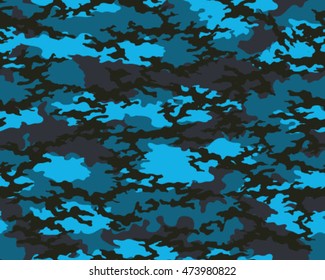 Fashionable camouflage pattern, vector illustration.Millatry print .Seamless vector wallpaper