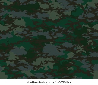 Fashionable camouflage pattern, vector illustration.Millatry print .Seamless vector wallpaper