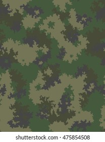 Fashionable camouflage pattern, vector illustration.Millatry print .Seamless vector wallpaper