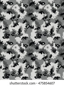 Fashionable camouflage pattern, vector illustration.Millatry print .Seamless vector wallpaper