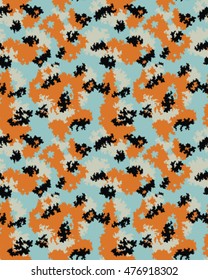 Fashionable camouflage pattern, vector illustration.Millatry print .Seamless vector wallpaper