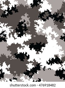 Fashionable camouflage pattern, vector illustration.Millatry print .Seamless vector wallpaper