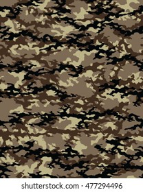 Fashionable camouflage pattern, vector illustration.Millatry print .Seamless vector wallpaper