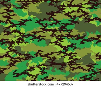 Fashionable camouflage pattern, vector illustration.Millatry print .Seamless vector wallpaper