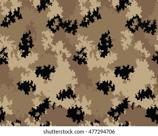 Fashionable camouflage pattern, vector illustration.Millatry print .Seamless vector wallpaper