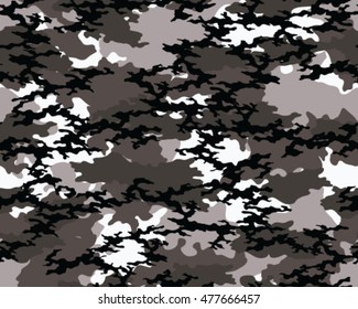 Fashionable camouflage pattern, vector illustration.Millatry print .Seamless vector wallpaper