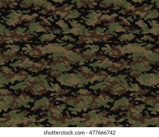 Fashionable camouflage pattern, vector illustration.Millatry print .Seamless vector wallpaper