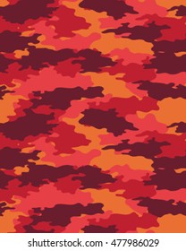 Fashionable camouflage pattern, vector illustration.Millatry print .Seamless vector wallpaper