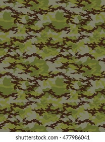 Fashionable camouflage pattern, vector illustration.Millatry print .Seamless vector wallpaper