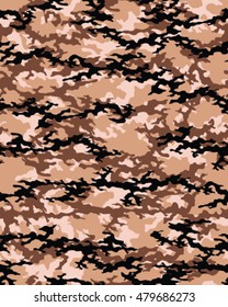 Fashionable camouflage pattern, vector illustration.Millatry print .Seamless vector wallpaper