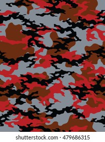 Fashionable camouflage pattern, vector illustration.Millatry print .Seamless vector wallpaper