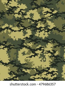 Fashionable camouflage pattern, vector illustration.Millatry print .Seamless vector wallpaper