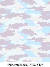 Fashionable camouflage pattern, vector illustration.Millatry print .Seamless vector wallpaper