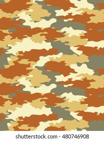 Fashionable camouflage pattern, vector illustration.Millatry print .Seamless vector wallpaper