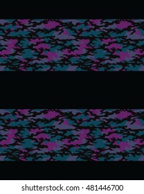 Fashionable camouflage pattern, vector illustration.Millatry print .Seamless vector wallpaper
