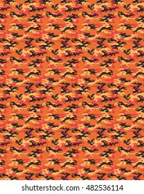 Fashionable camouflage pattern, vector illustration.Millatry print .Seamless vector wallpaper

