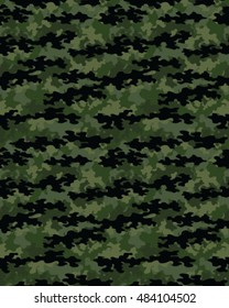 Fashionable camouflage pattern, vector illustration.Millatry print .Seamless vector wallpaper
