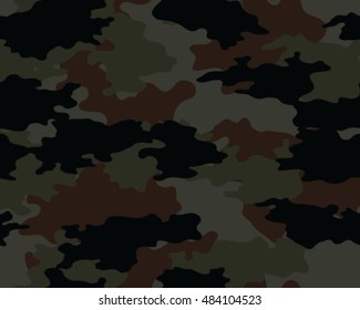 Fashionable camouflage pattern, vector illustration.Millatry print .Seamless vector wallpaper
