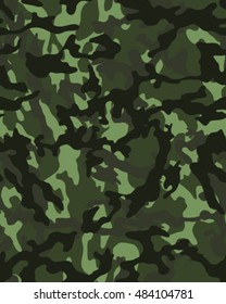 Fashionable camouflage pattern, vector illustration.Millatry print .Seamless vector wallpaper