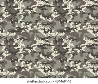 Fashionable camouflage pattern, vector illustration.Millatry print .Seamless vector wallpaper.Clothing camouflage design