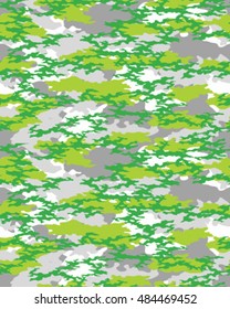 Fashionable camouflage pattern, vector illustration.Millatry print .Seamless vector wallpaper.Clothing camouflage design