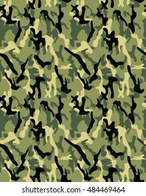 Fashionable camouflage pattern, vector illustration.Millatry print .Seamless vector wallpaper.Clothing camouflage design