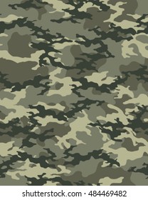 Fashionable camouflage pattern, vector illustration.Millatry print .Seamless vector wallpaper.Clothing camouflage design