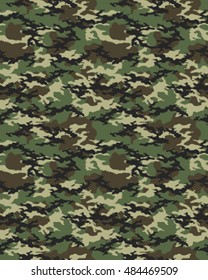 Fashionable camouflage pattern, vector illustration.Millatry print .Seamless vector wallpaper.Clothing camouflage design