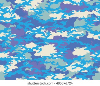 Fashionable camouflage pattern, vector illustration.Millatry print .Seamless vector wallpaper