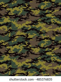 Fashionable camouflage pattern, vector illustration.Millatry print .Seamless vector wallpaper
