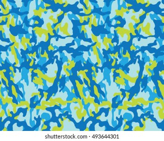 Fashionable camouflage pattern, vector illustration.Millatry print .Seamless vector wallpaper