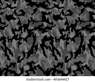 Fashionable camouflage pattern, vector illustration.Millatry print .Seamless vector wallpaper