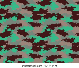 Fashionable camouflage pattern, vector illustration.Millatry print .Seamless vector wallpaper