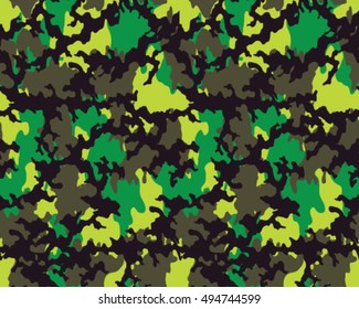 Fashionable camouflage pattern, vector illustration.Millatry print .Seamless vector wallpaper